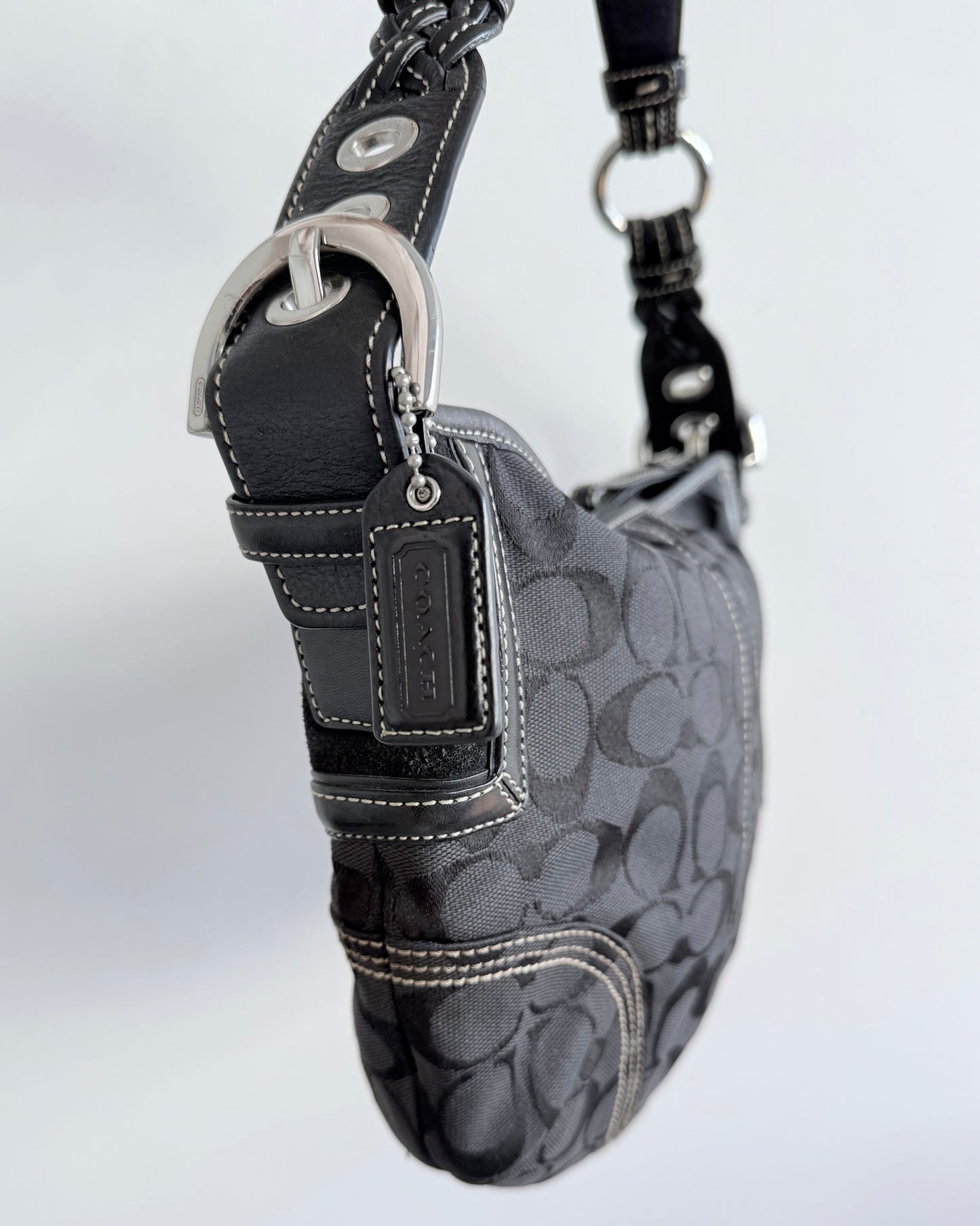 Coach Signature Black Hobo