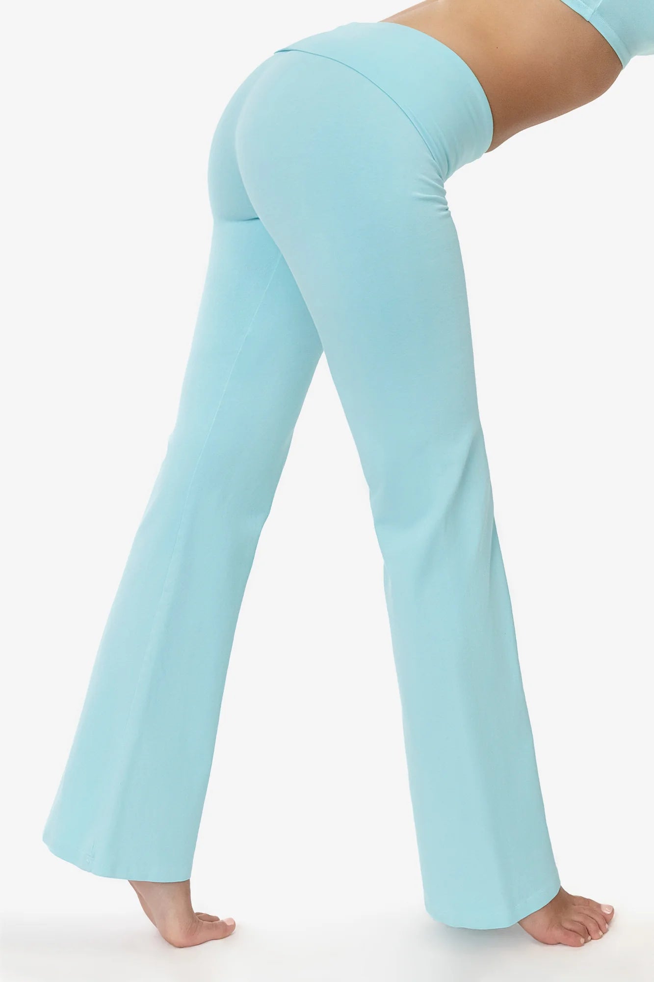 AQUAMARINE GARMENT DYE YOGA LEGGING
