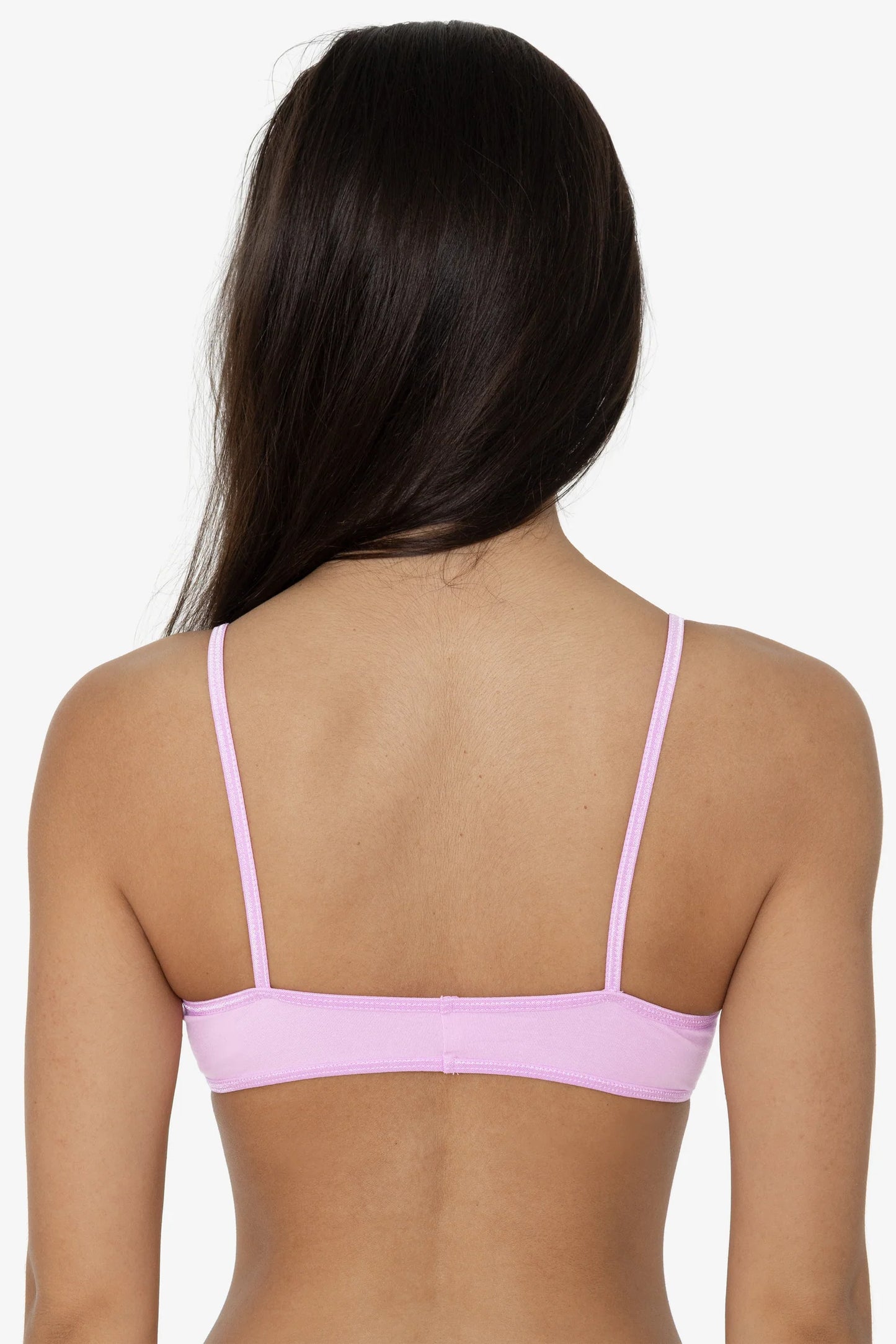 CANDY PINK COTTON SPANDEX SPAGHETTI BARLETTE