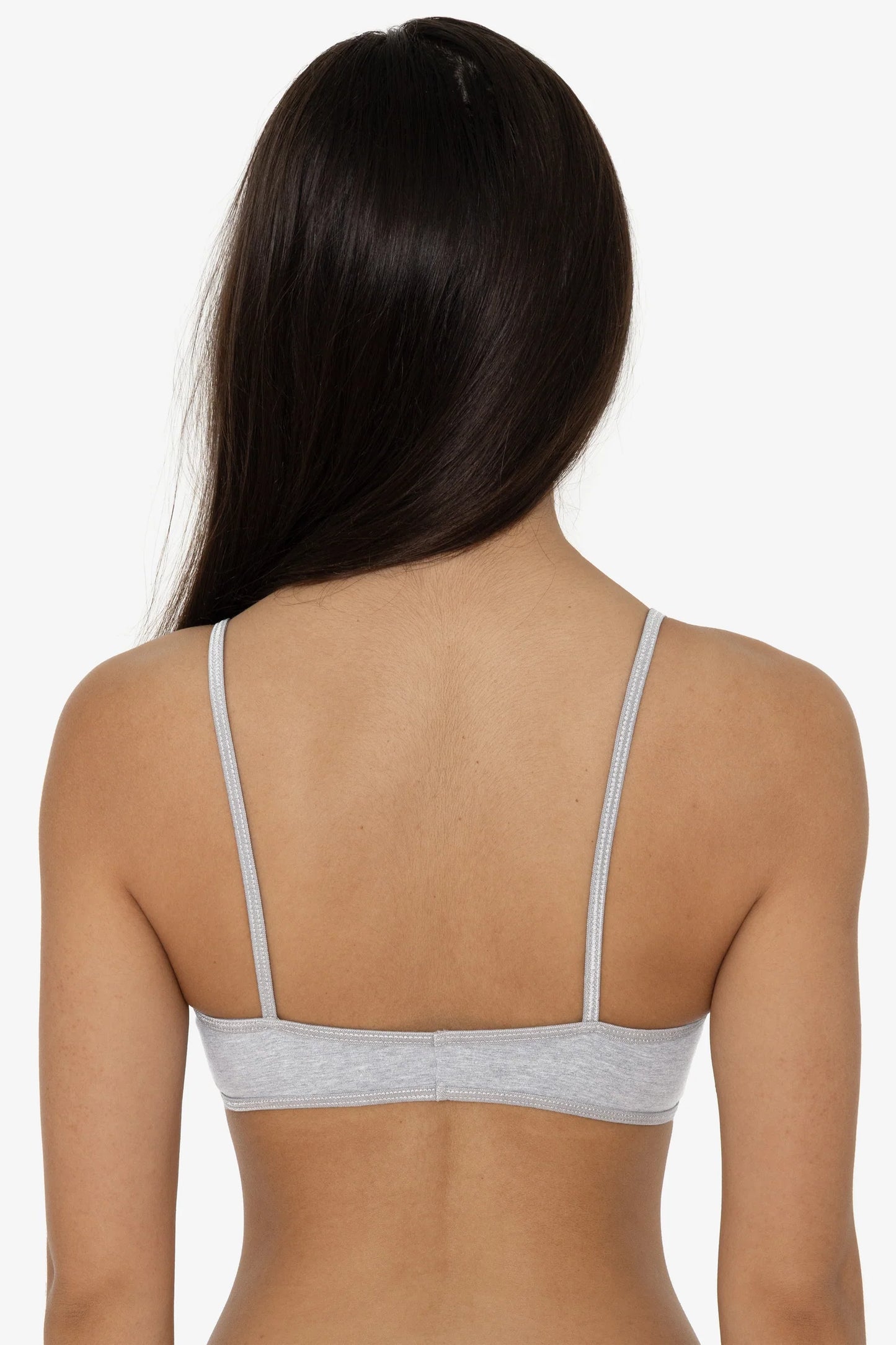 GREY PINK COTTON SPANDEX SPAGHETTI BARLETTE