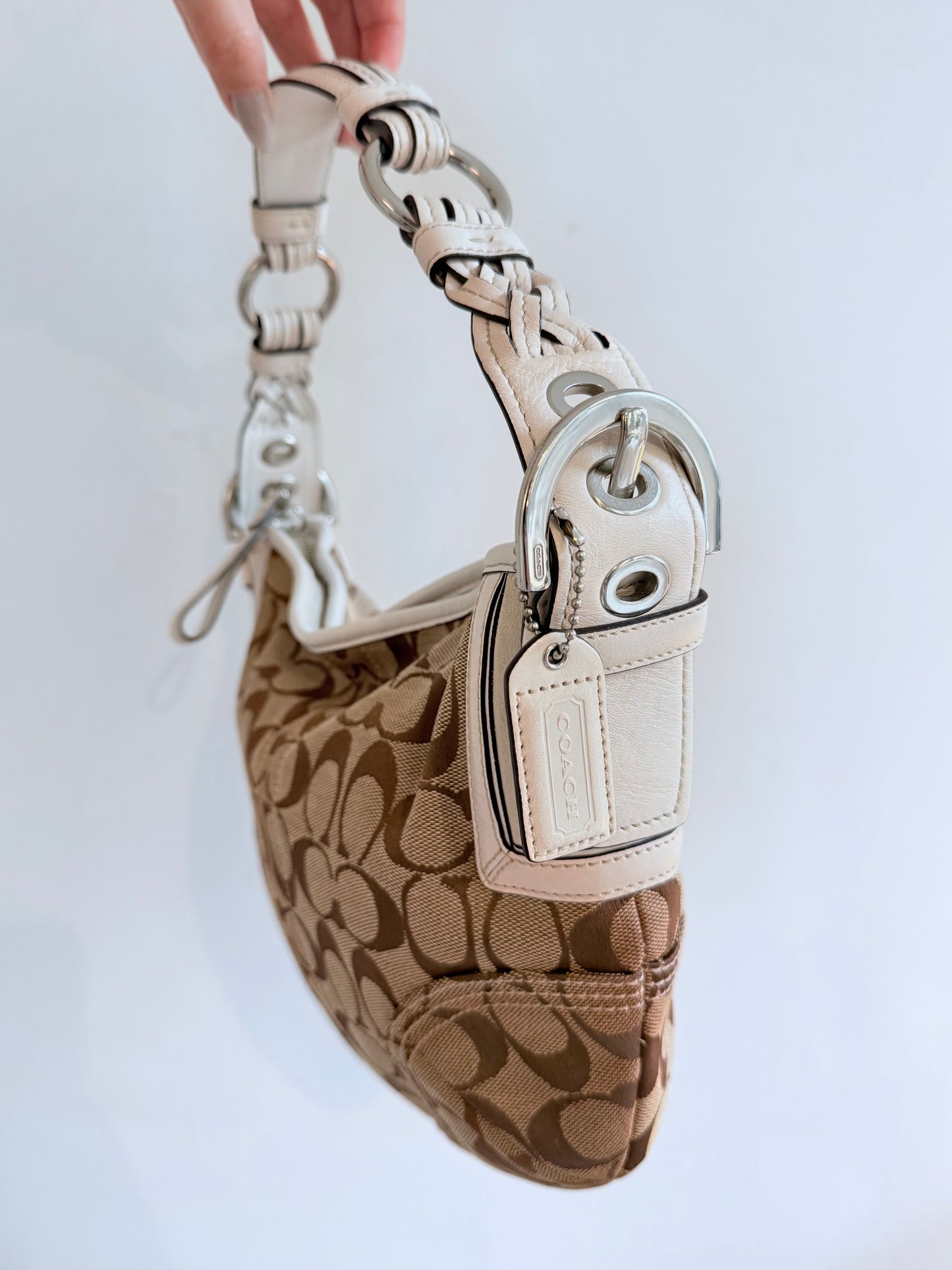 Coach Signature Canvas Shoulder Bag