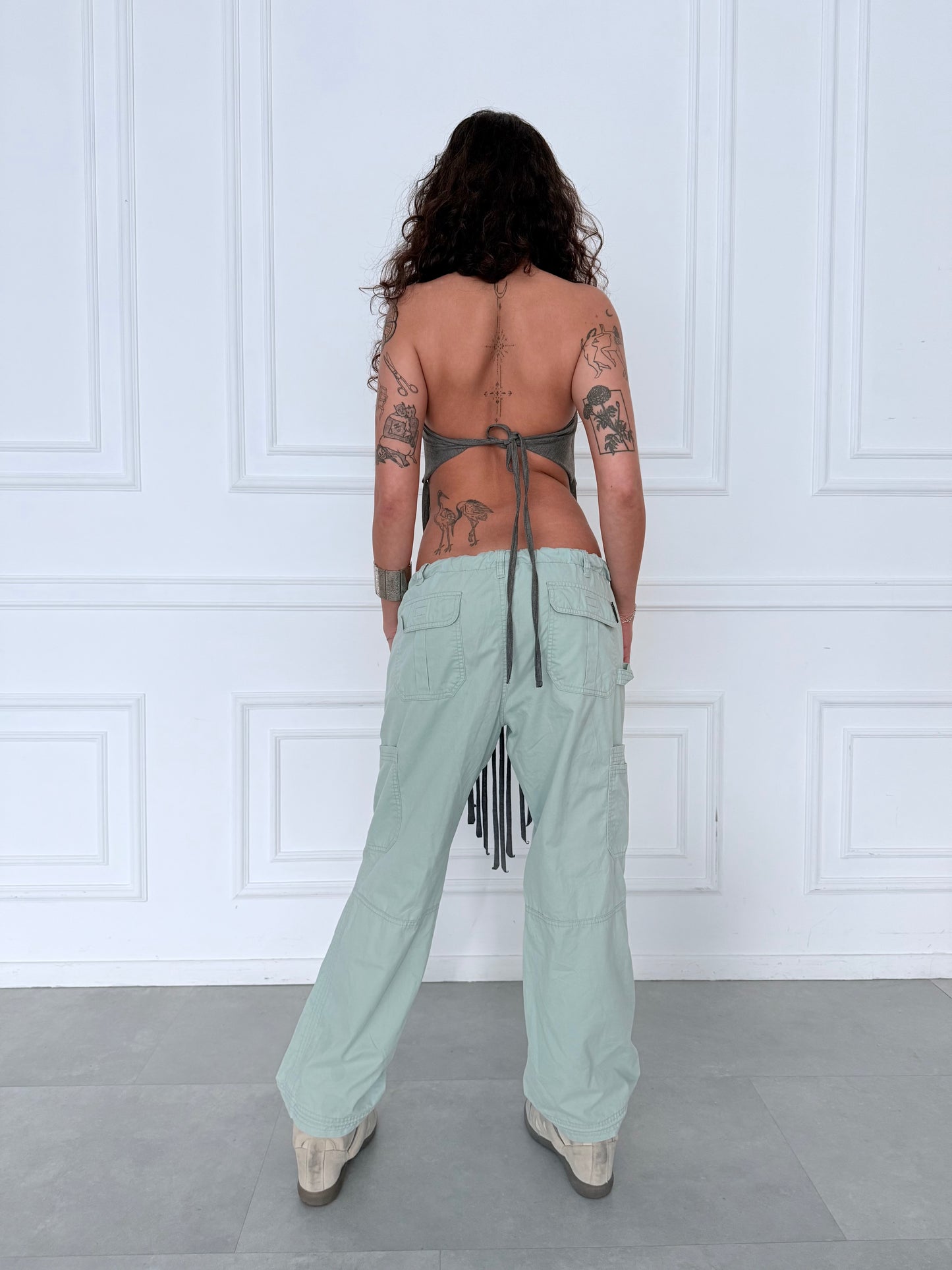 Light Blue Cargo Pants