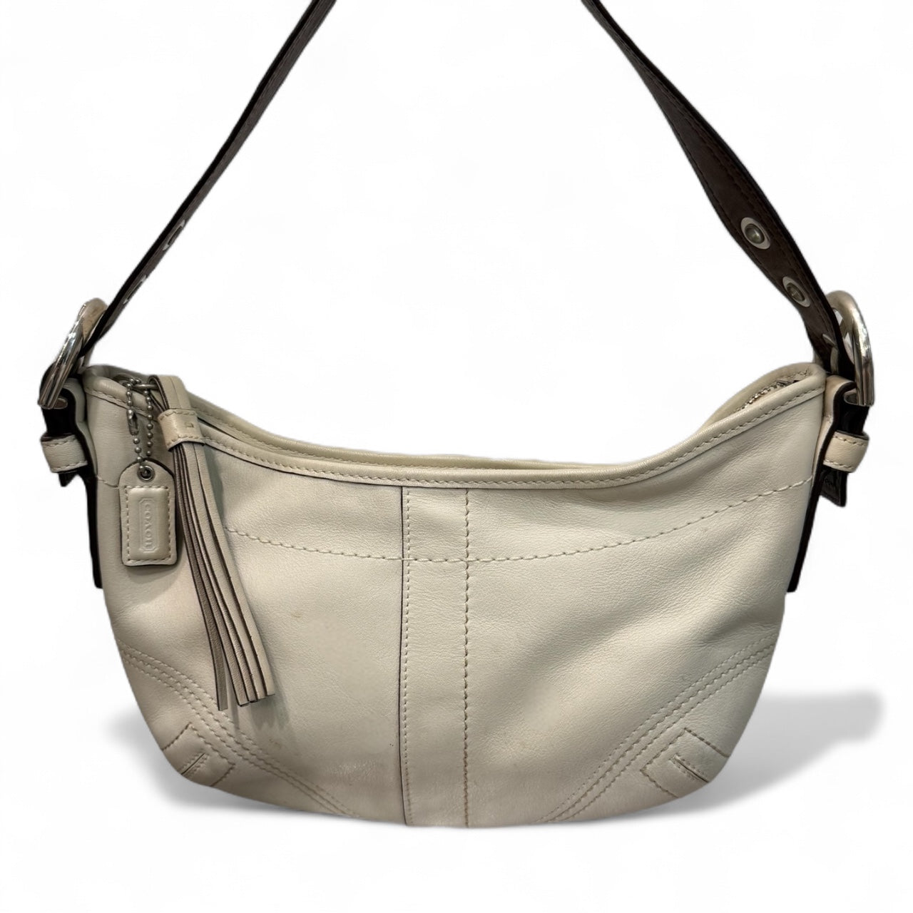 Coach White Shoulder Bag