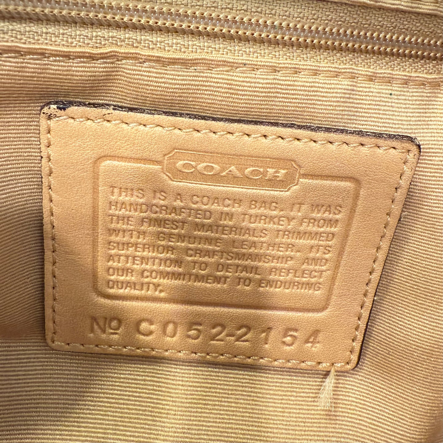 Coach Yellow Signature Shoulder Bag