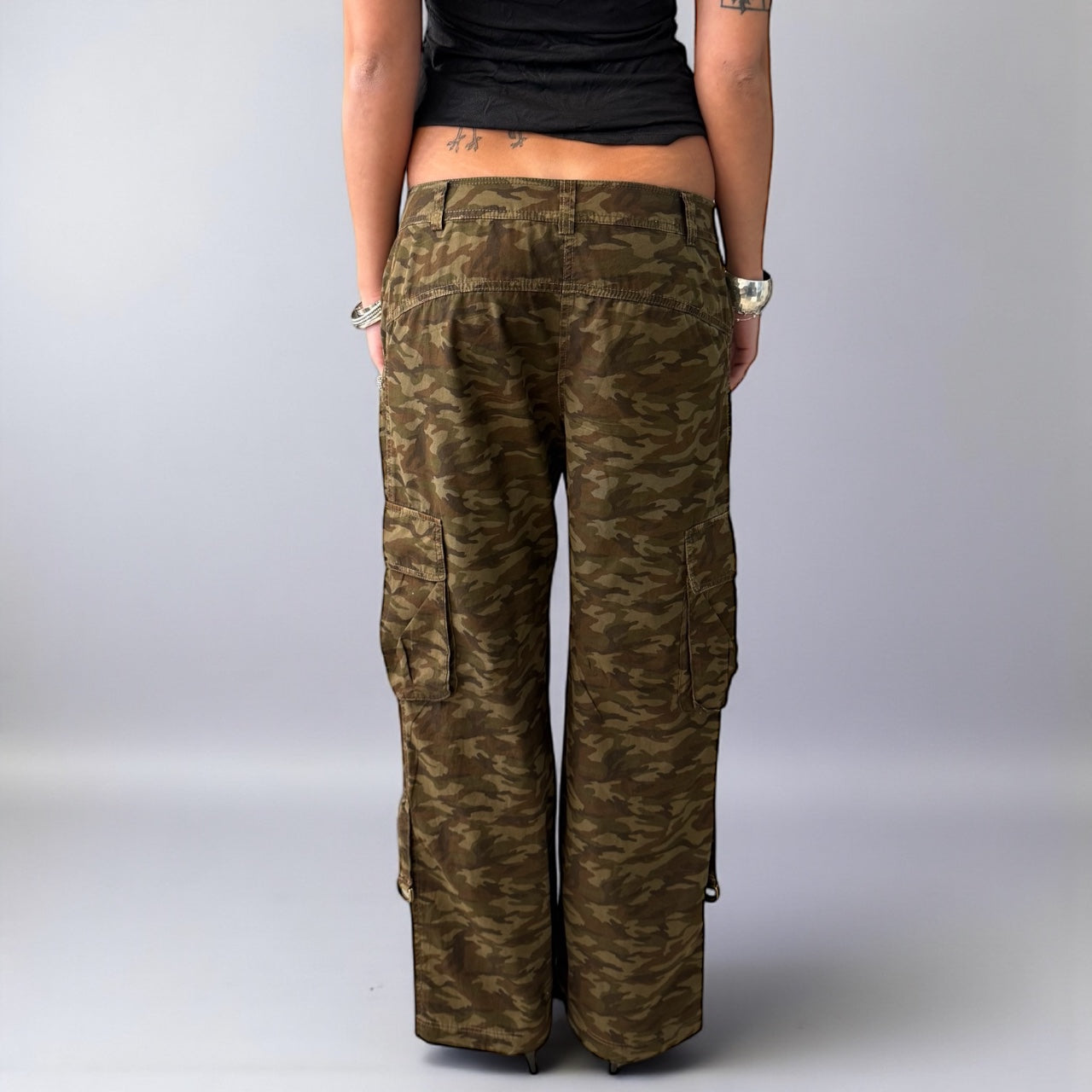 Brown Camo Cargo Pants