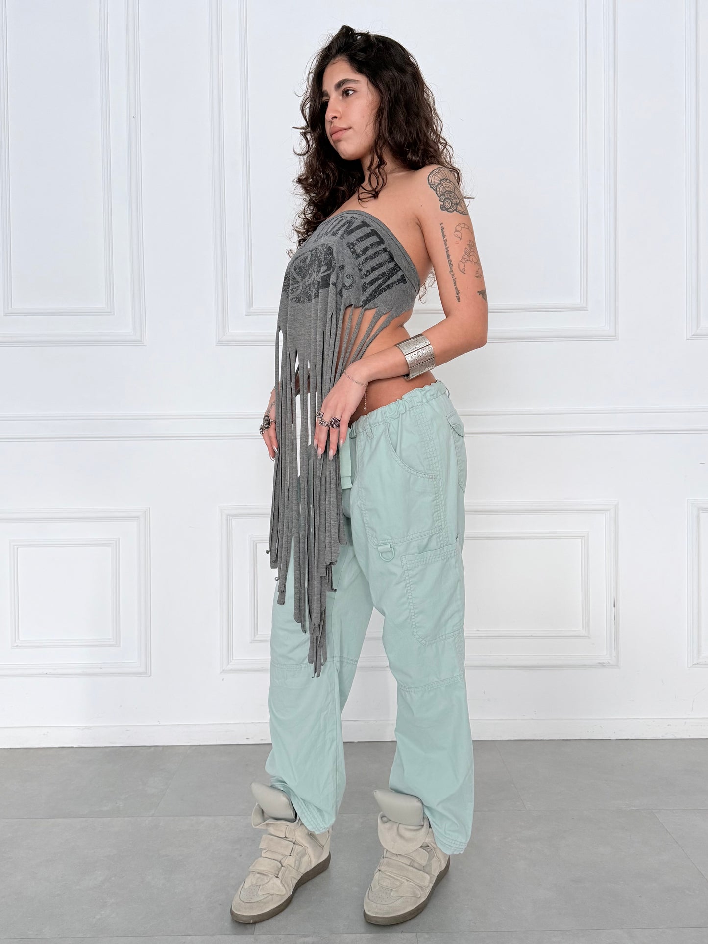 Light Blue Cargo Pants