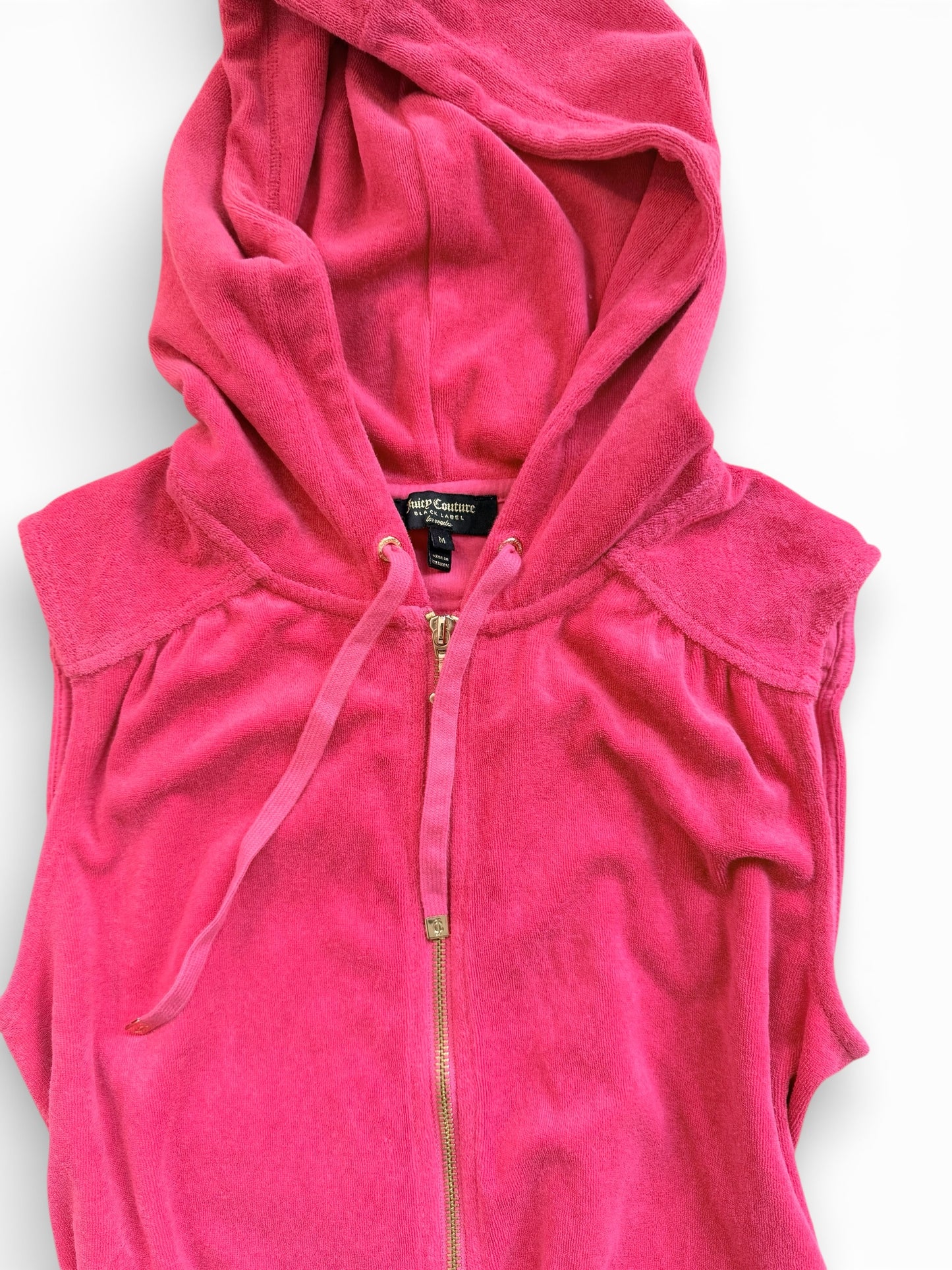 Juicy Couture Pink Velour Playsuit Size M