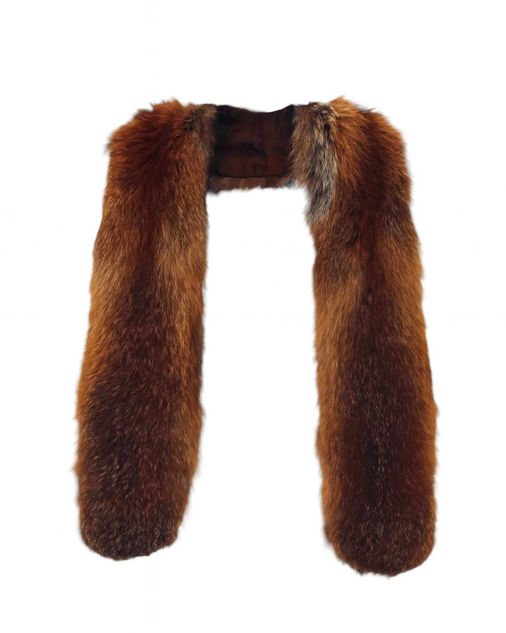 Brown Real Fur Shoulder Stole