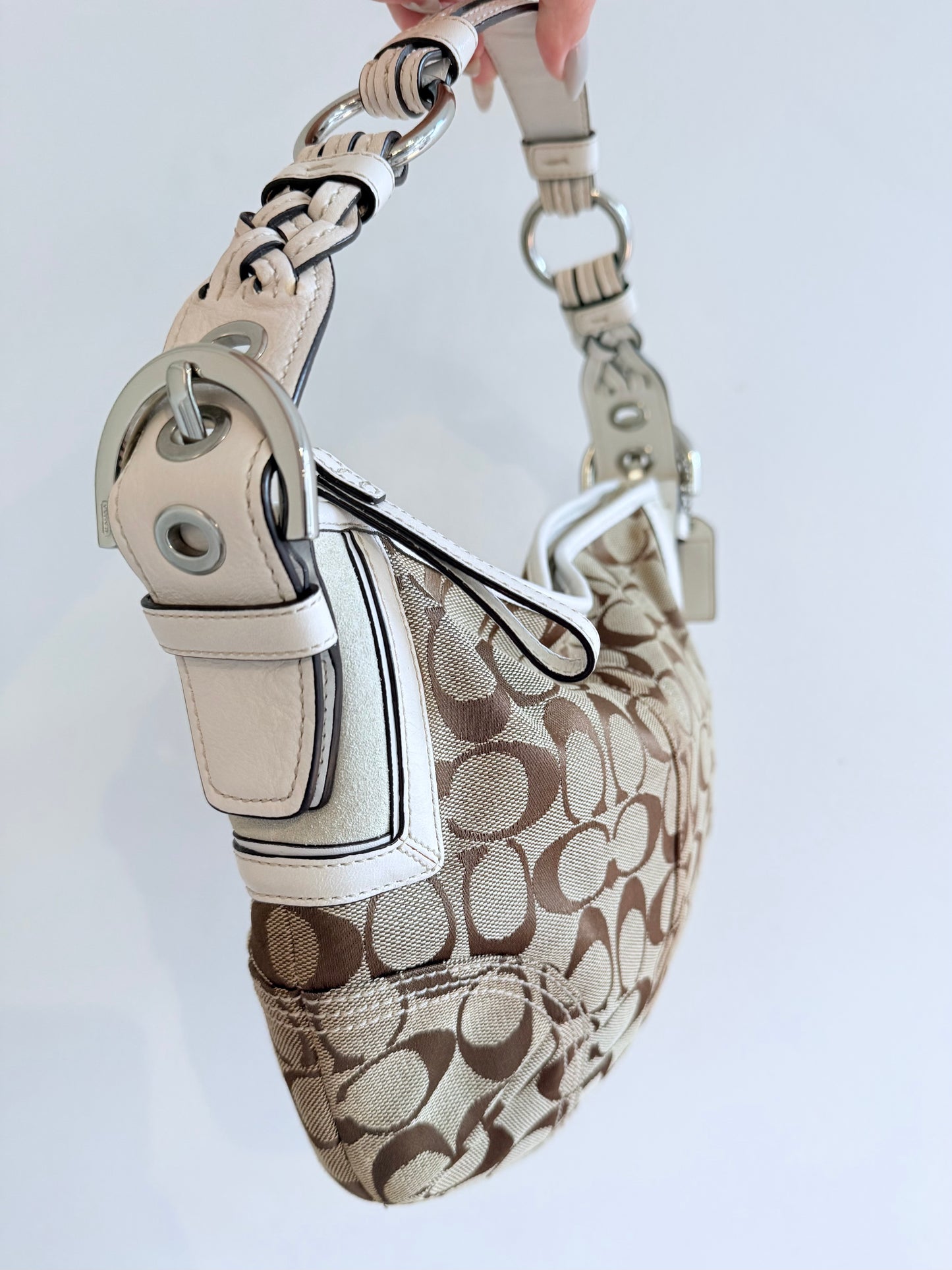 Coach Signature Canvas Shoulder Bag