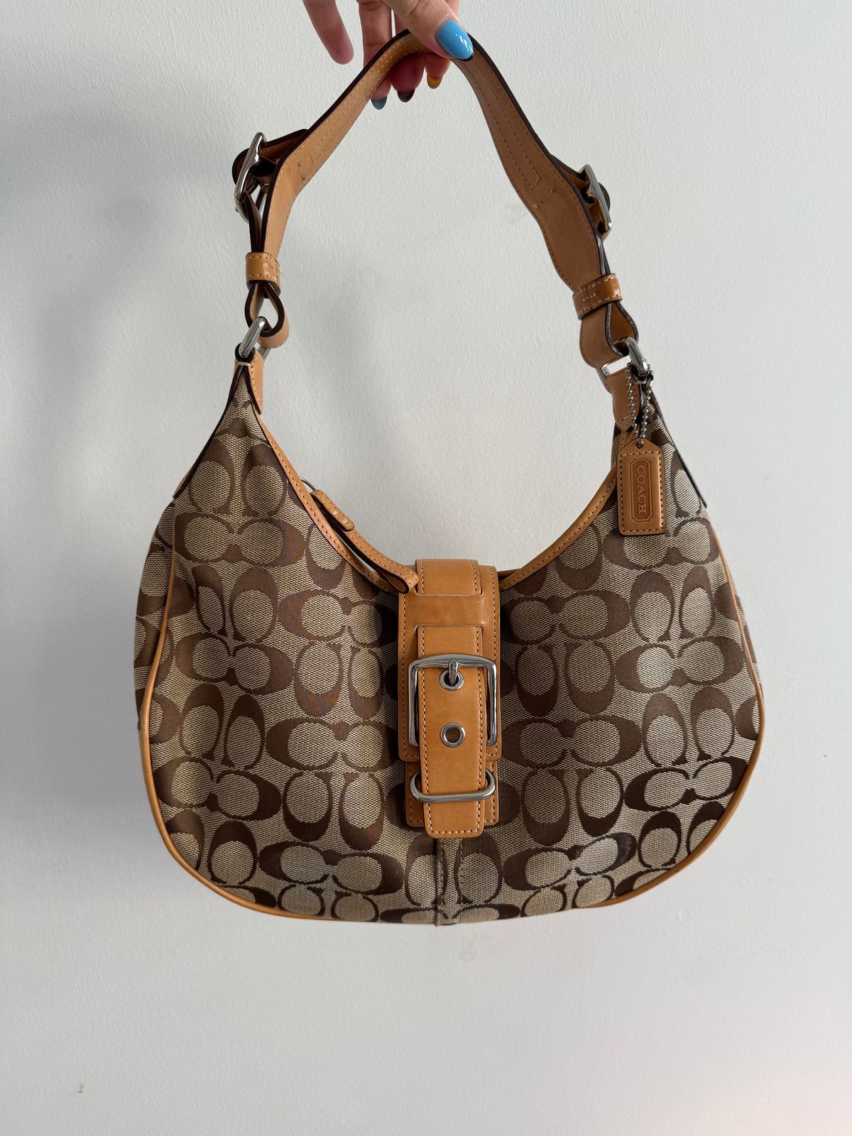 Coach Canvas Shoulder Bag – Duniz Vintage