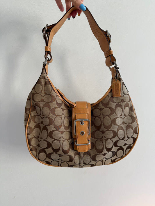 Coach Canvas Shoulder Bag