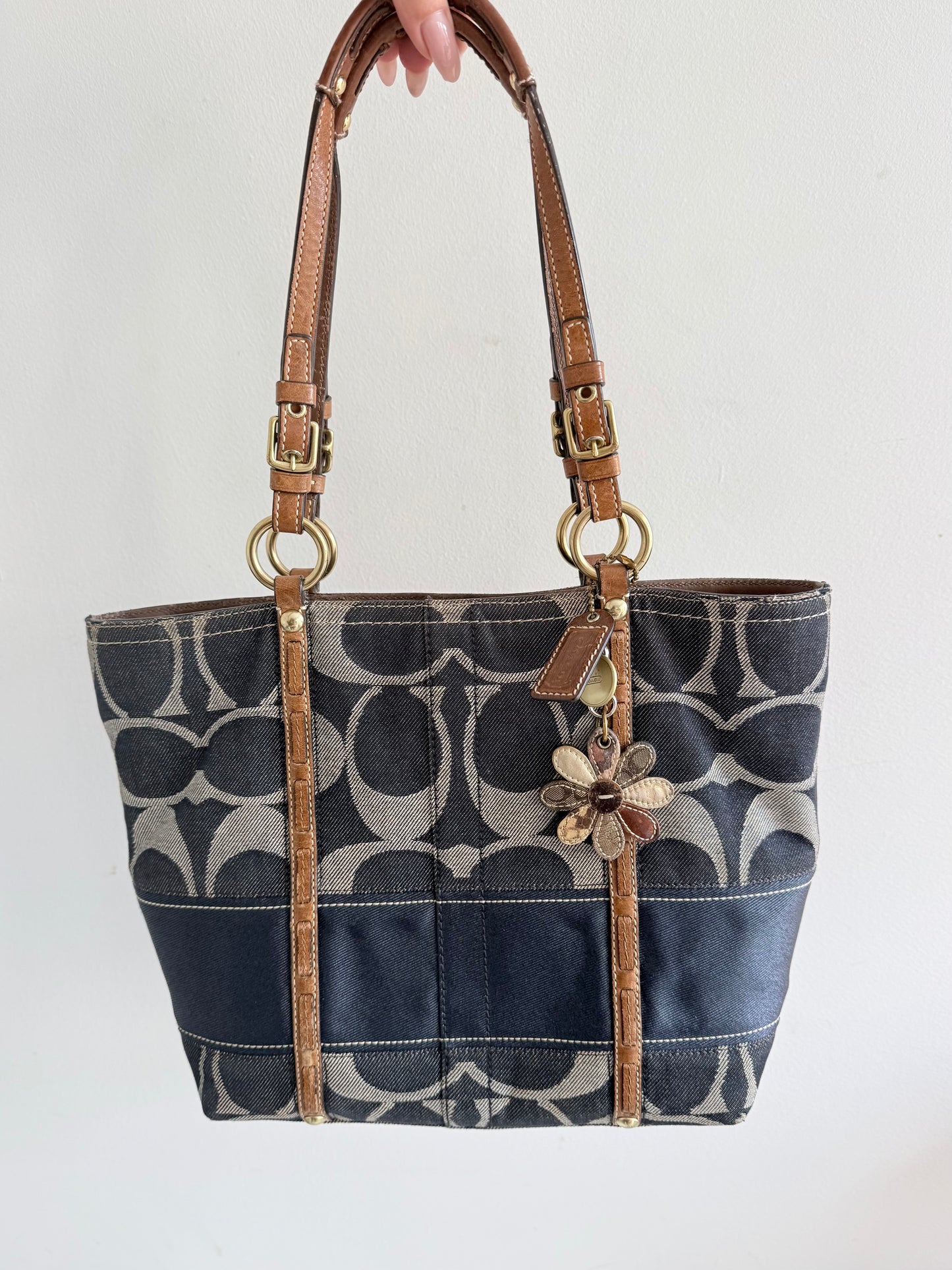Coach Signature Canvas Tote Bag