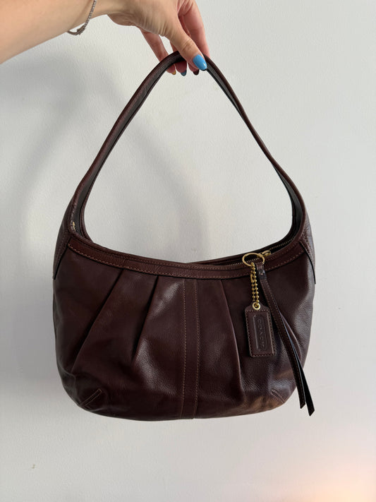 Coach Brown Leather Shoulder Bag