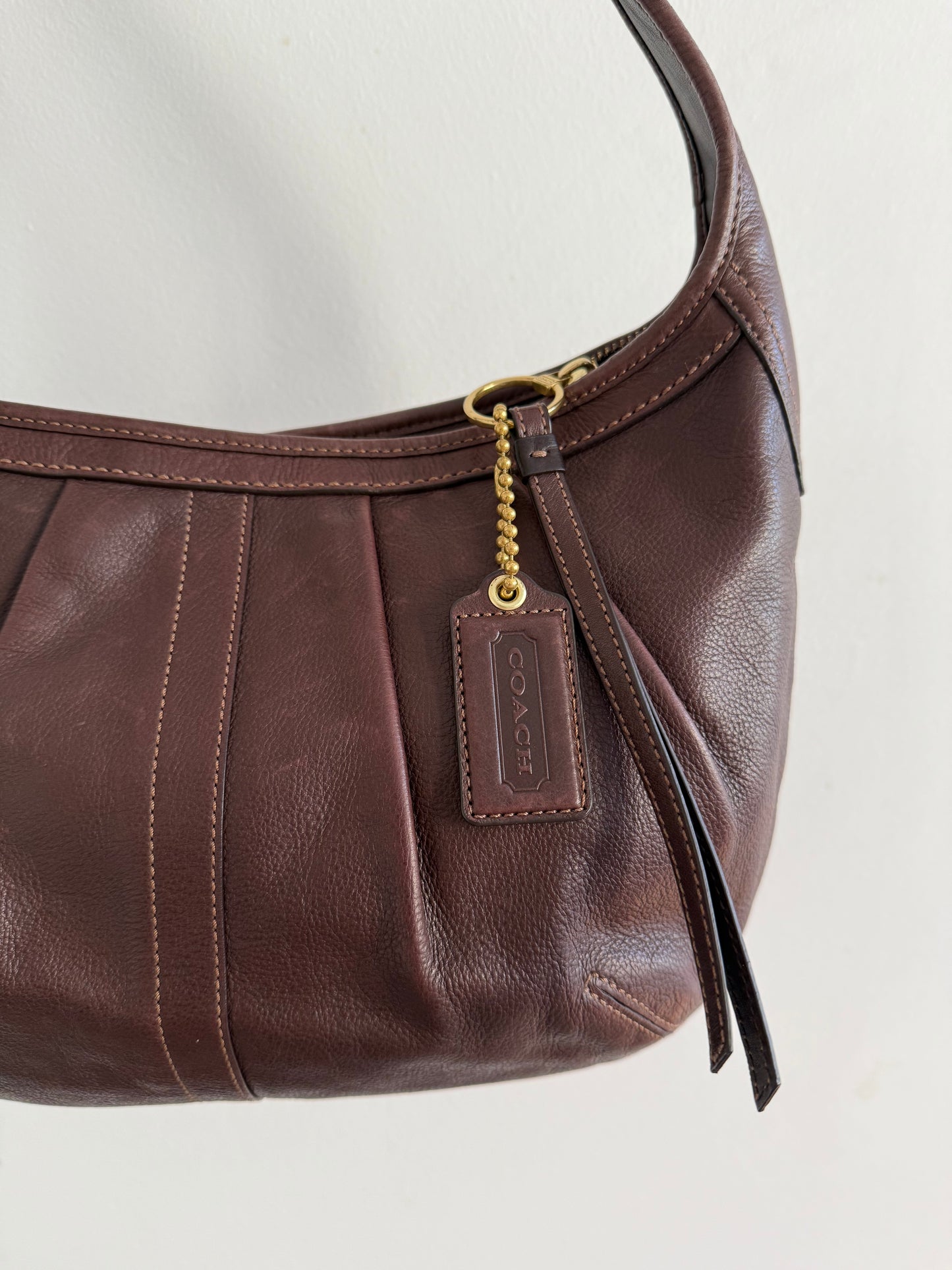 Coach Brown Leather Shoulder Bag