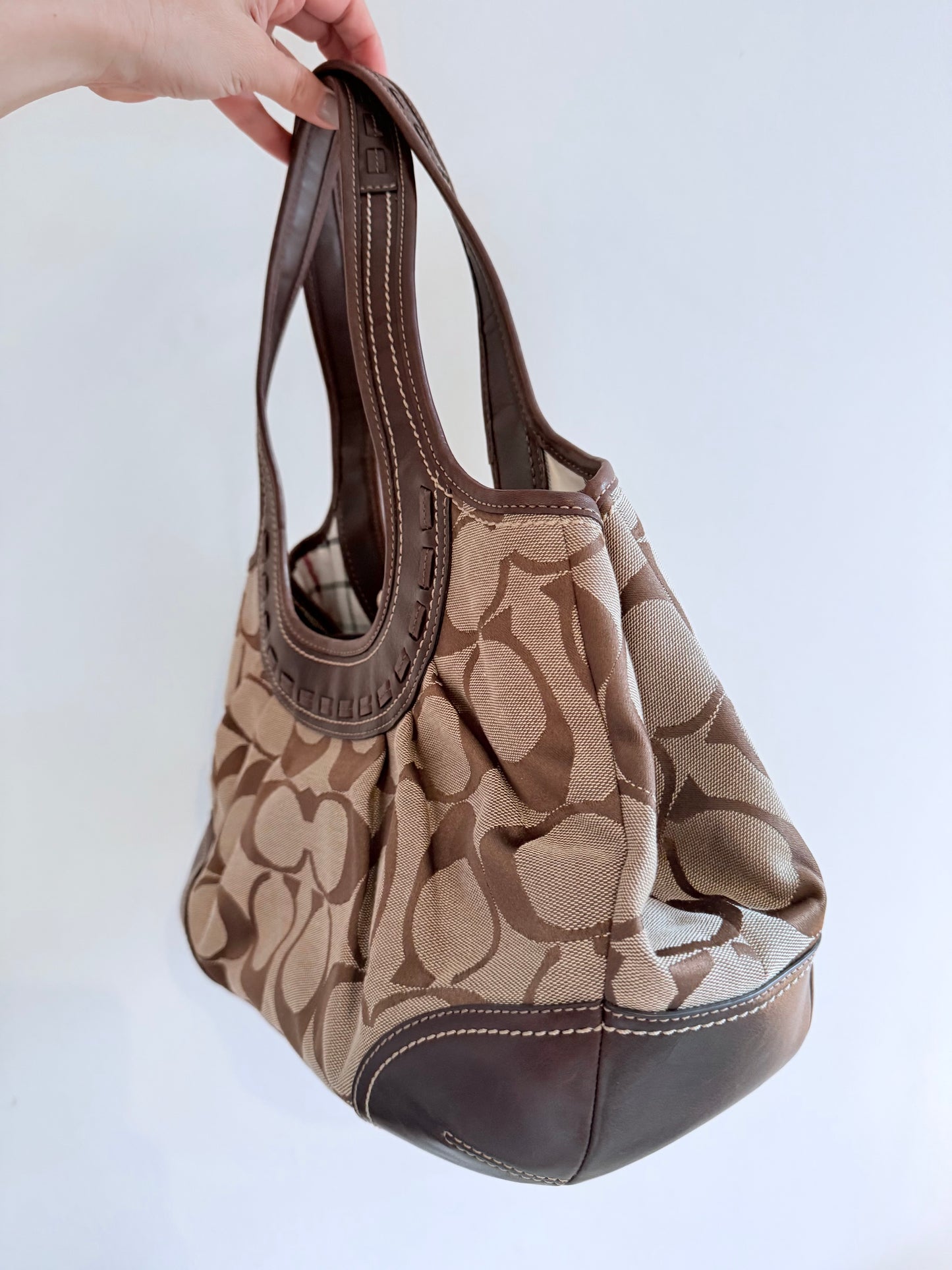 Coach Signature Canvas Shoulder Bag