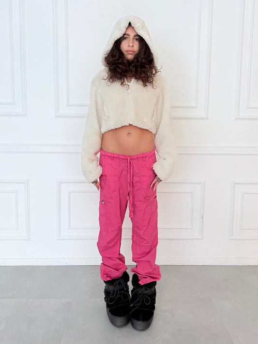 Pink Cargo Pants Size S