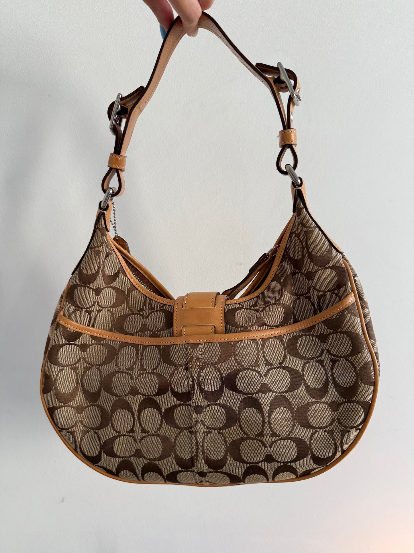 Coach Canvas Shoulder Bag