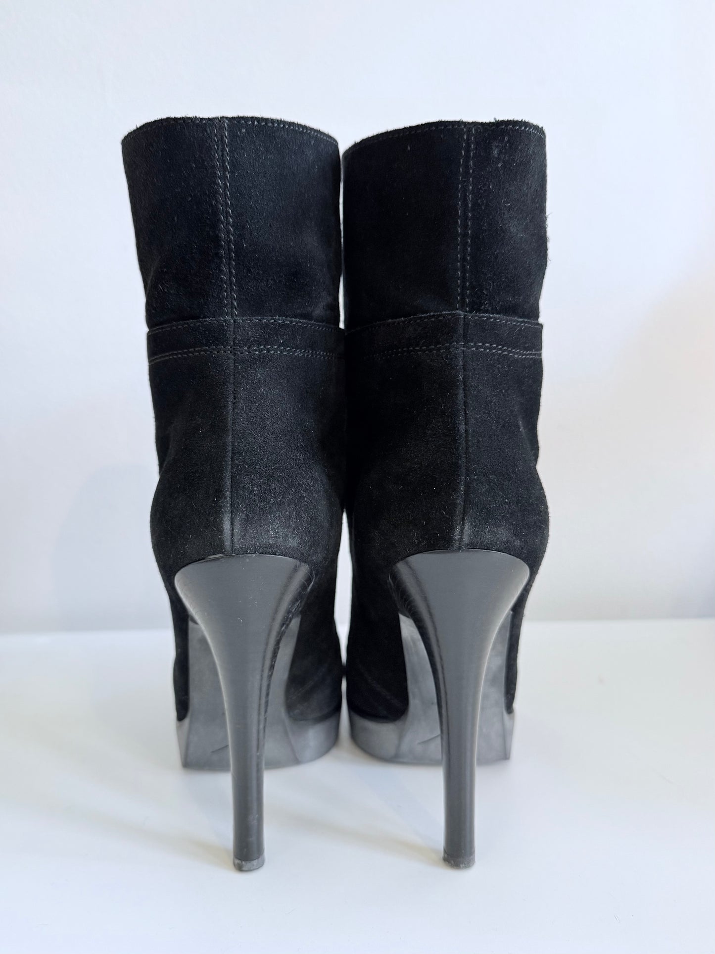 Giuseppe Zanotti Black Suede Boots 36
