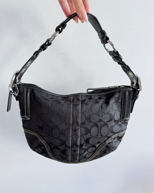 Coach Signature Black Hobo