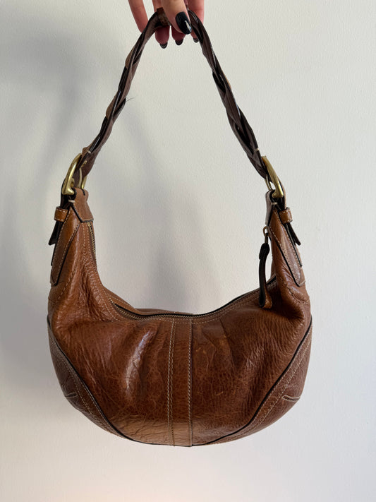 Coach Brown Leather Shoulder Bag