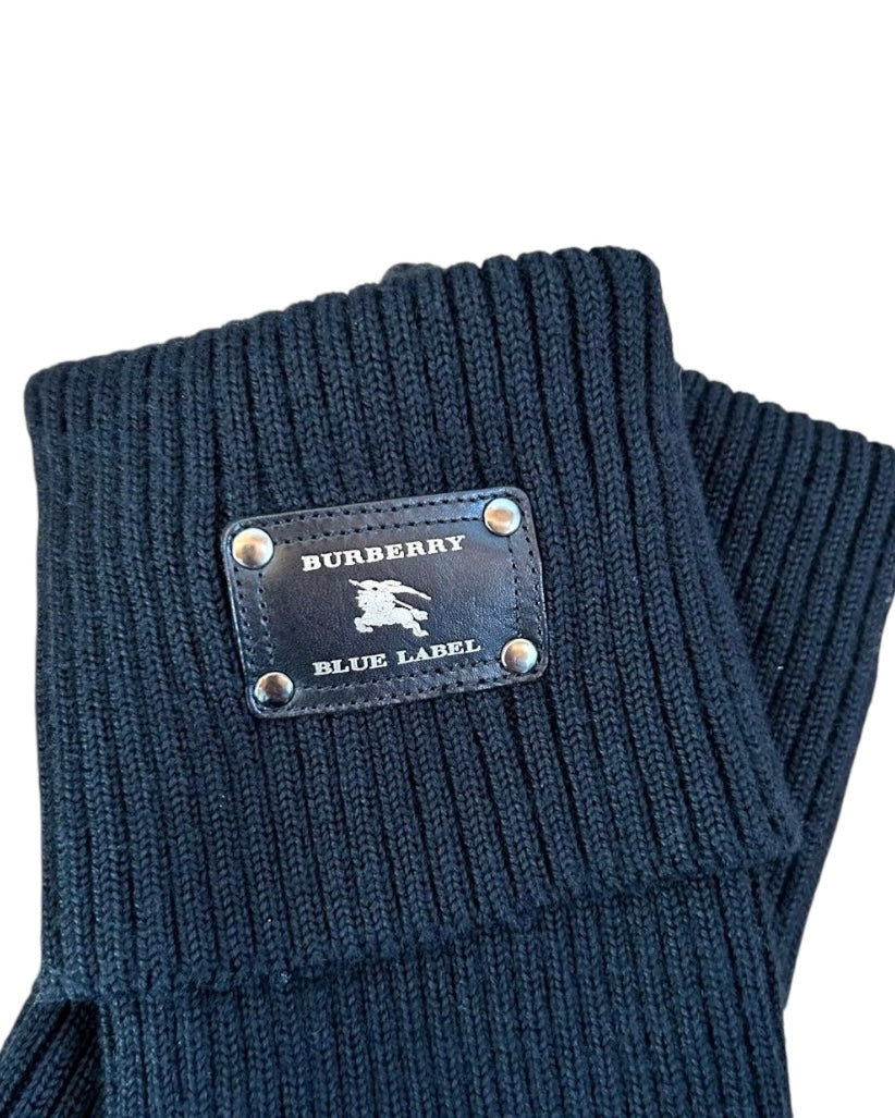 Burberry Knit Sleeve Wedge Boots (38)