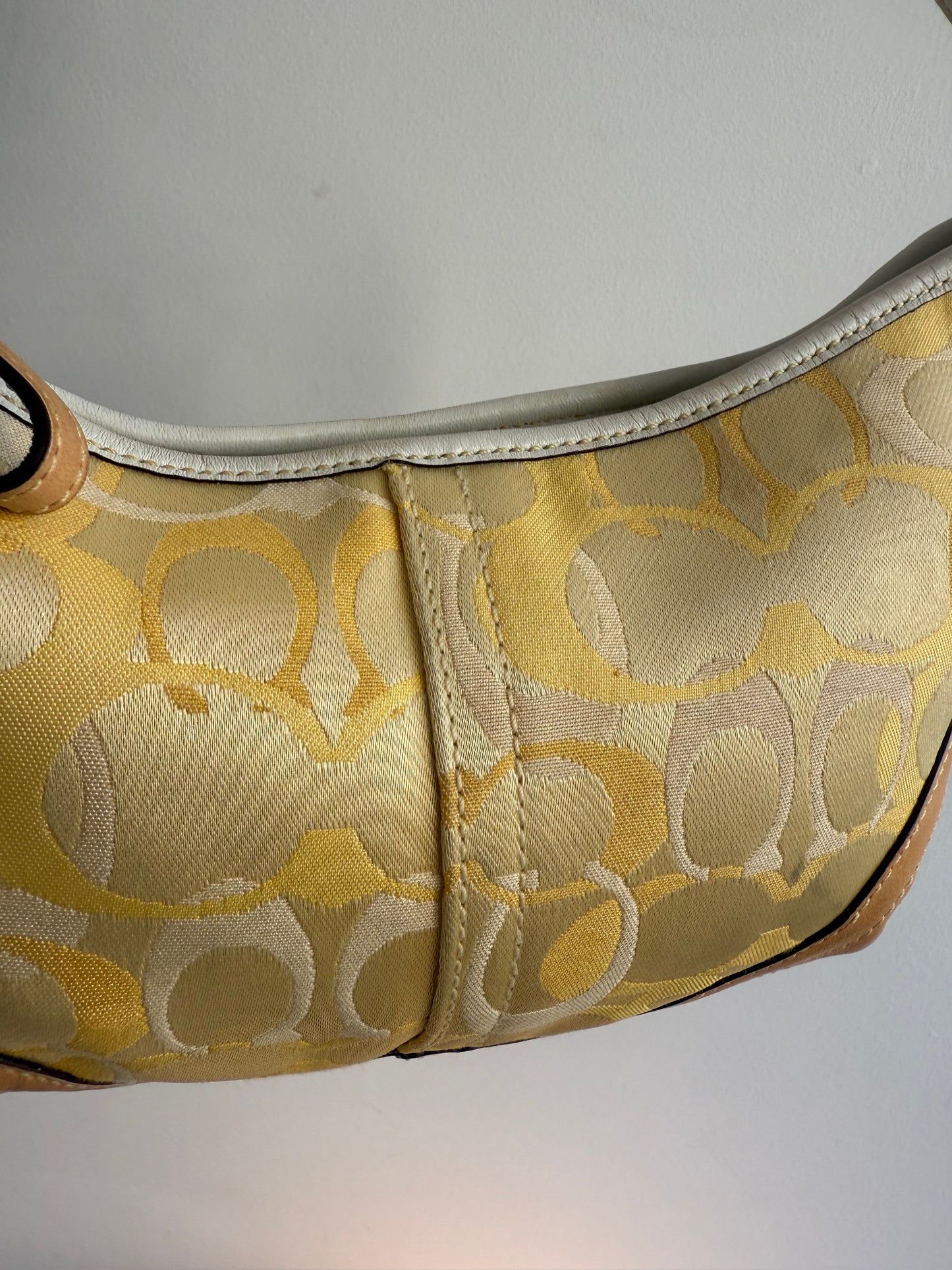 Coach Yellow Hobo Shoulder Bag