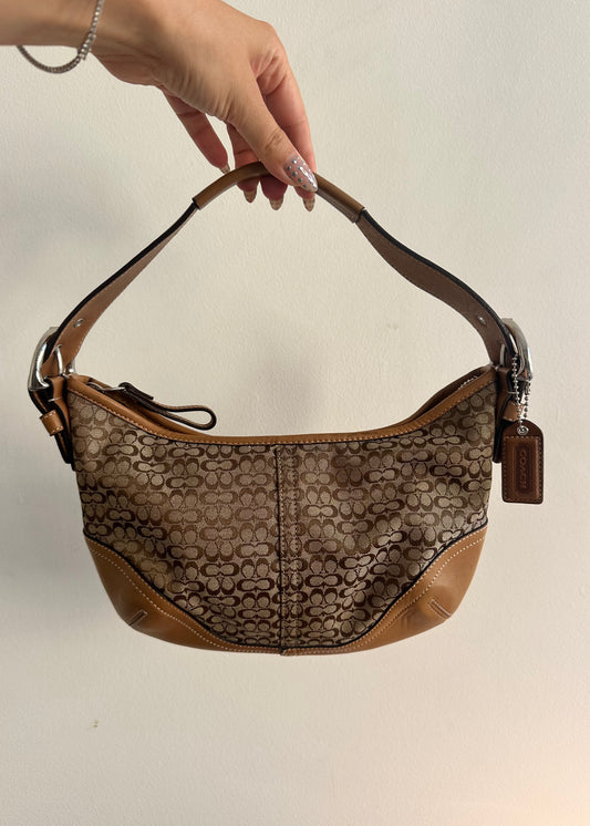 Coach Brown Monogram Bag