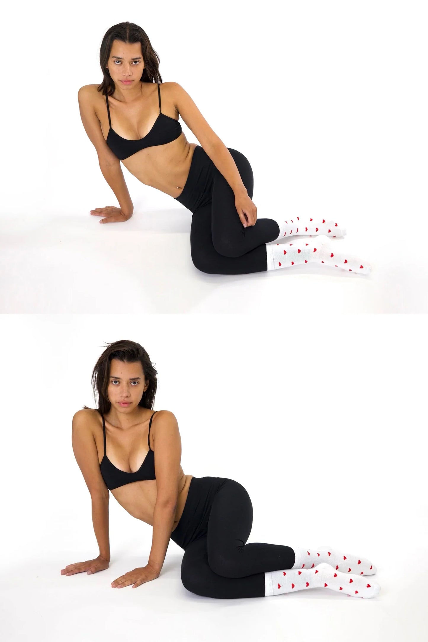 BLACK COTTON SPANDEX SPAGHETTI BARLETTE