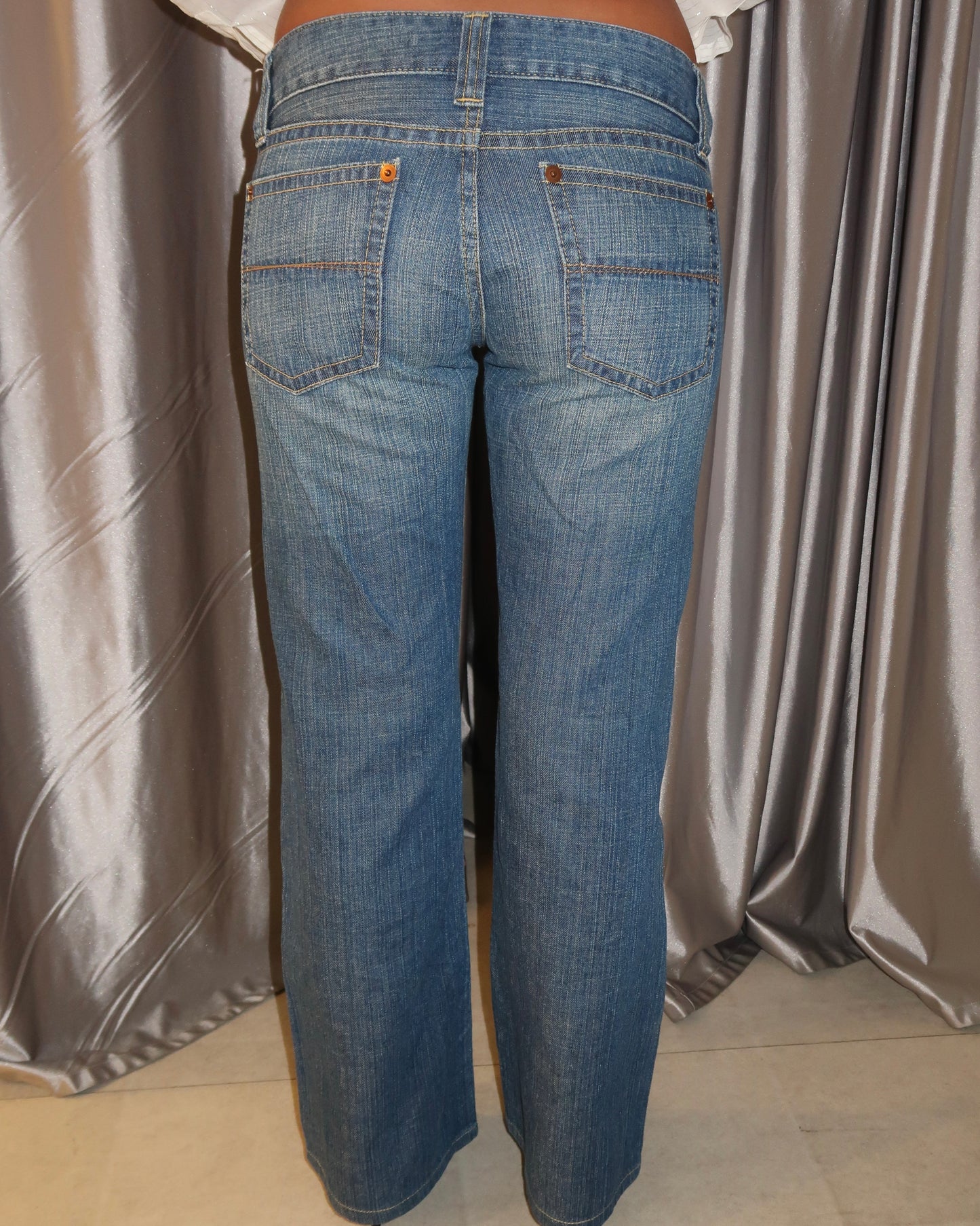 Low-Rise Straight-Leg Jeans