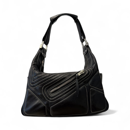 Tod's Black Leather Shoulder Bag