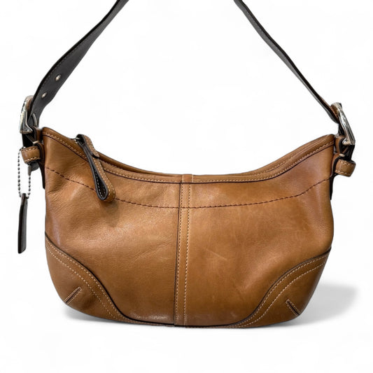 Coach Brown Canvas Shoulder Bag