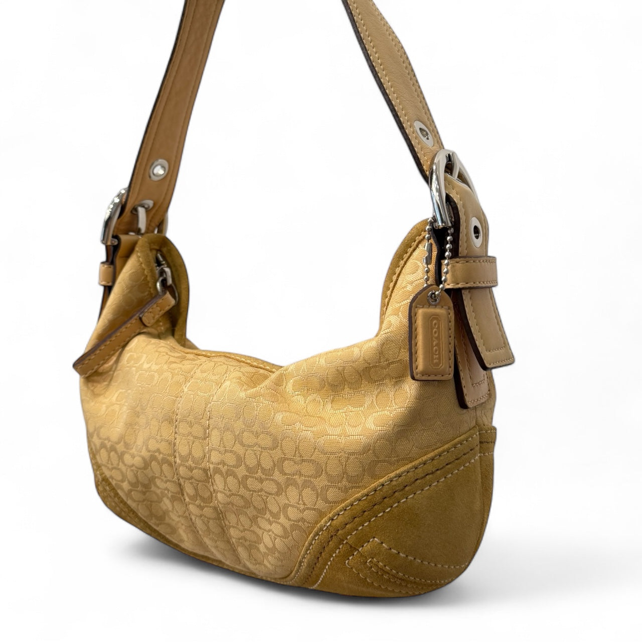 Coach Yellow Signature Shoulder Bag