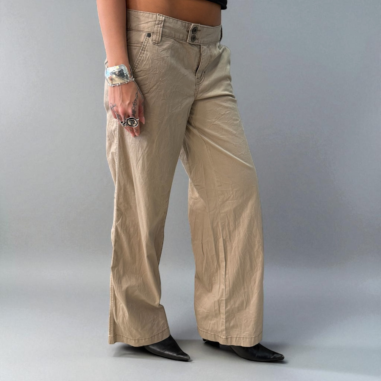 Calvin Klein Vintage Wide-Leg Pants