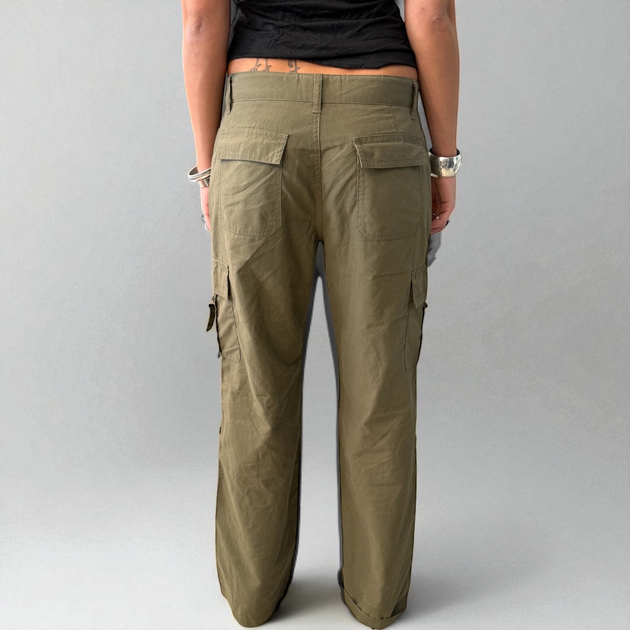 Olive Green Cargo Pants
