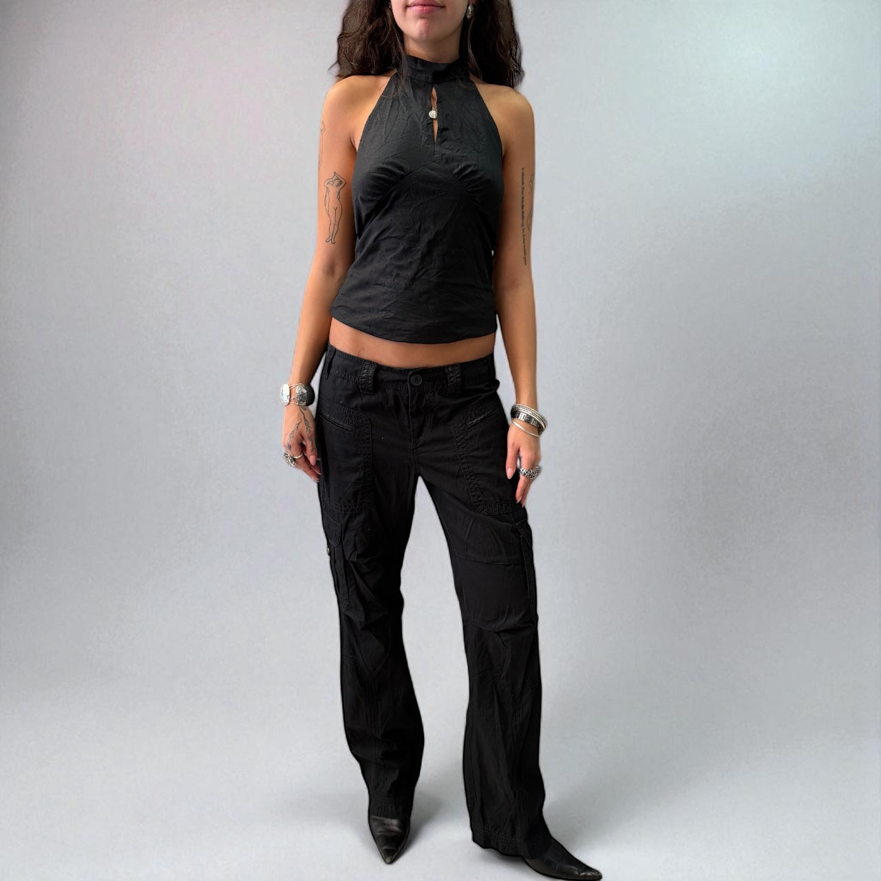 Black Cargo Pants
