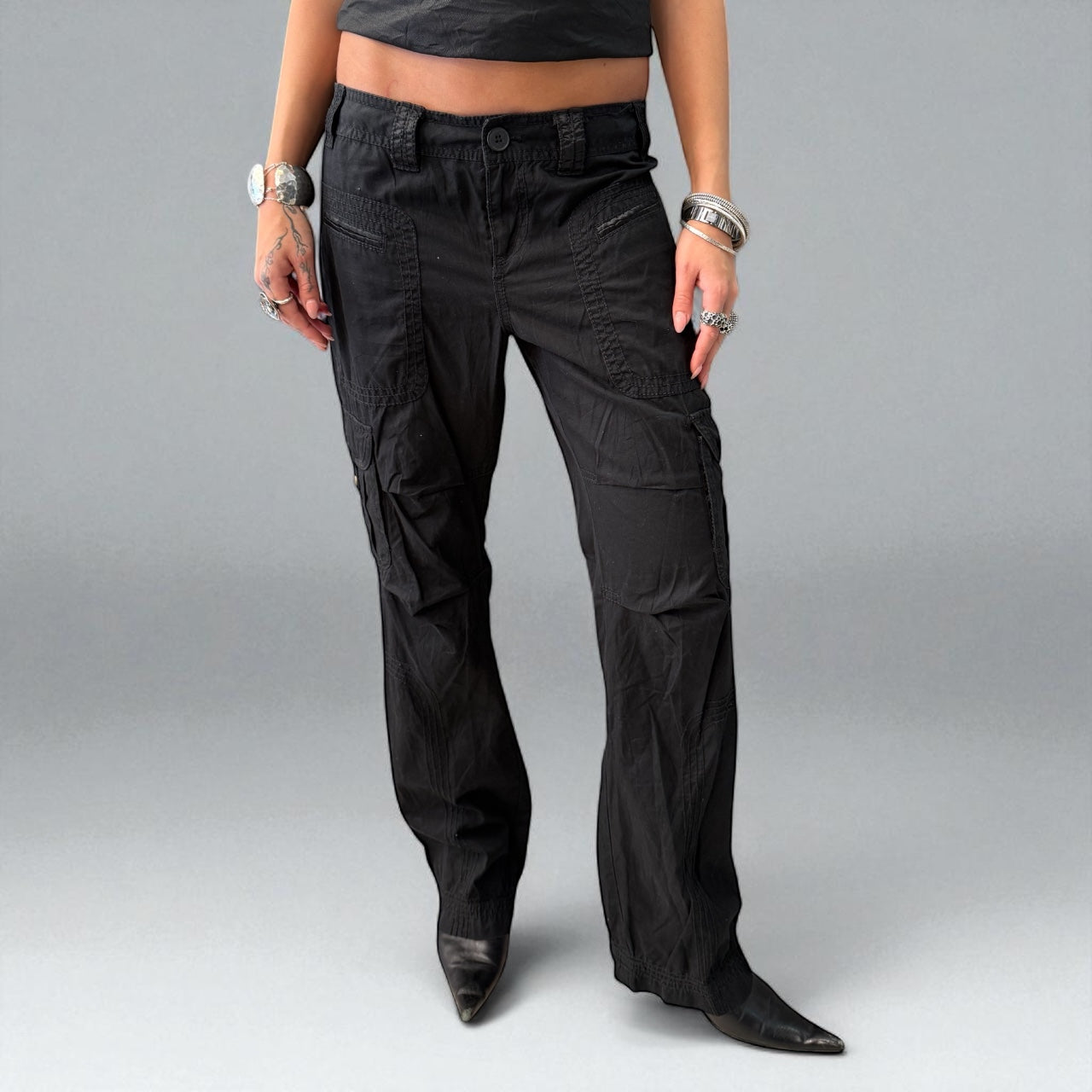 Black Cargo Pants