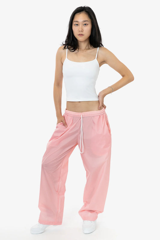 BLOSSOM LIGHTWEIGHT NYLON TAFFETA WIDE LEG PANT