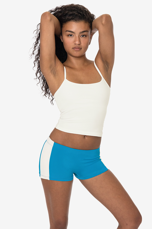 NYLON TRICOT 2-TONE MINI SHORT
